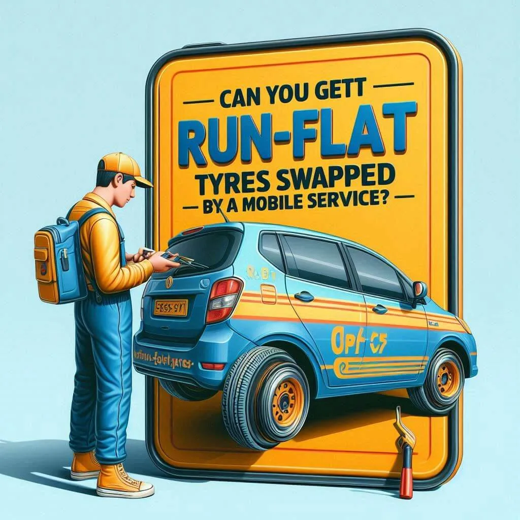 Get Run-Flat Tyres Swapped by a Mobile Service